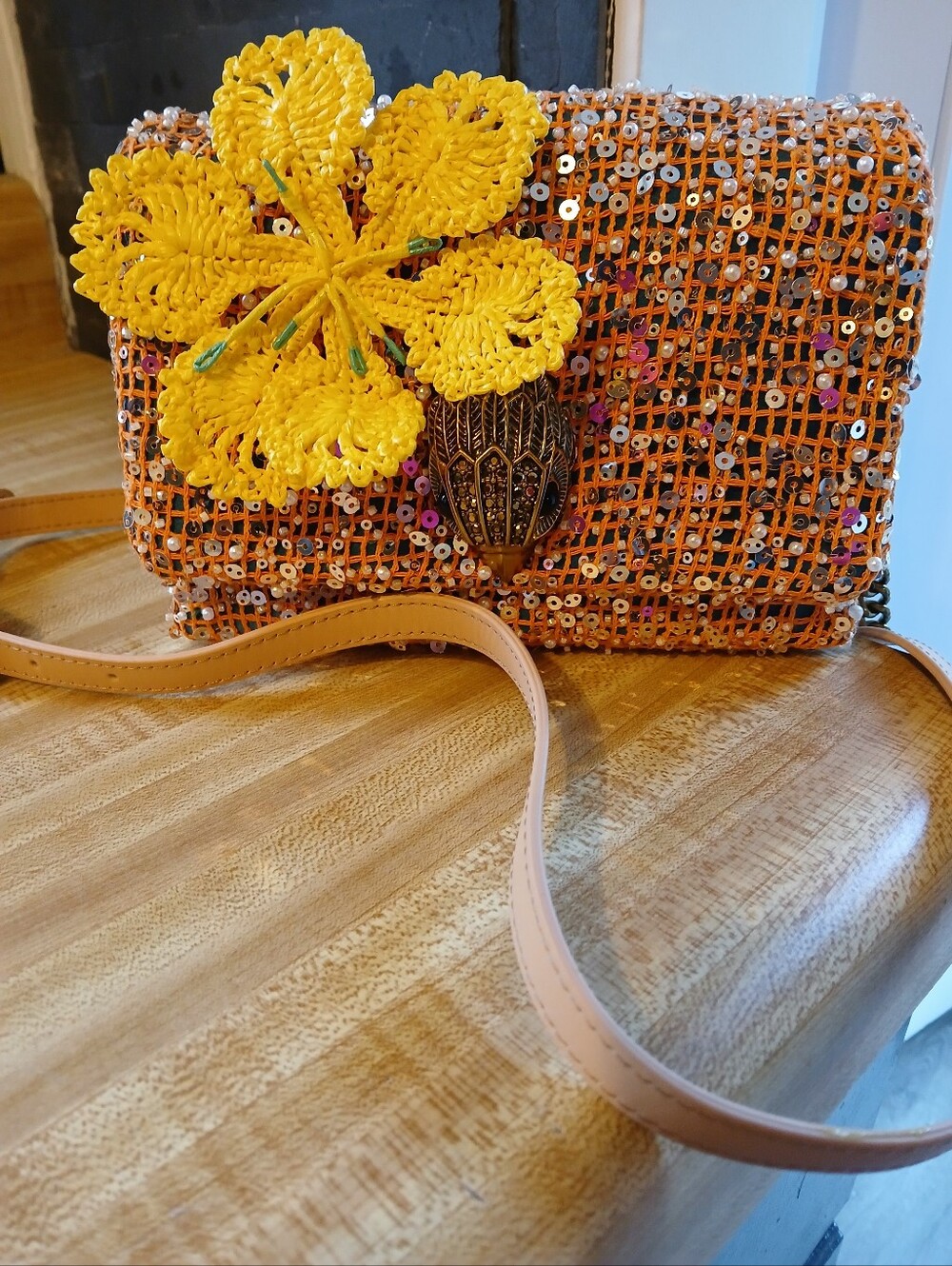 Kurt Geiger NWT Kensington Shoulder/Clutch Bag & Kurt Cabana Dustbag